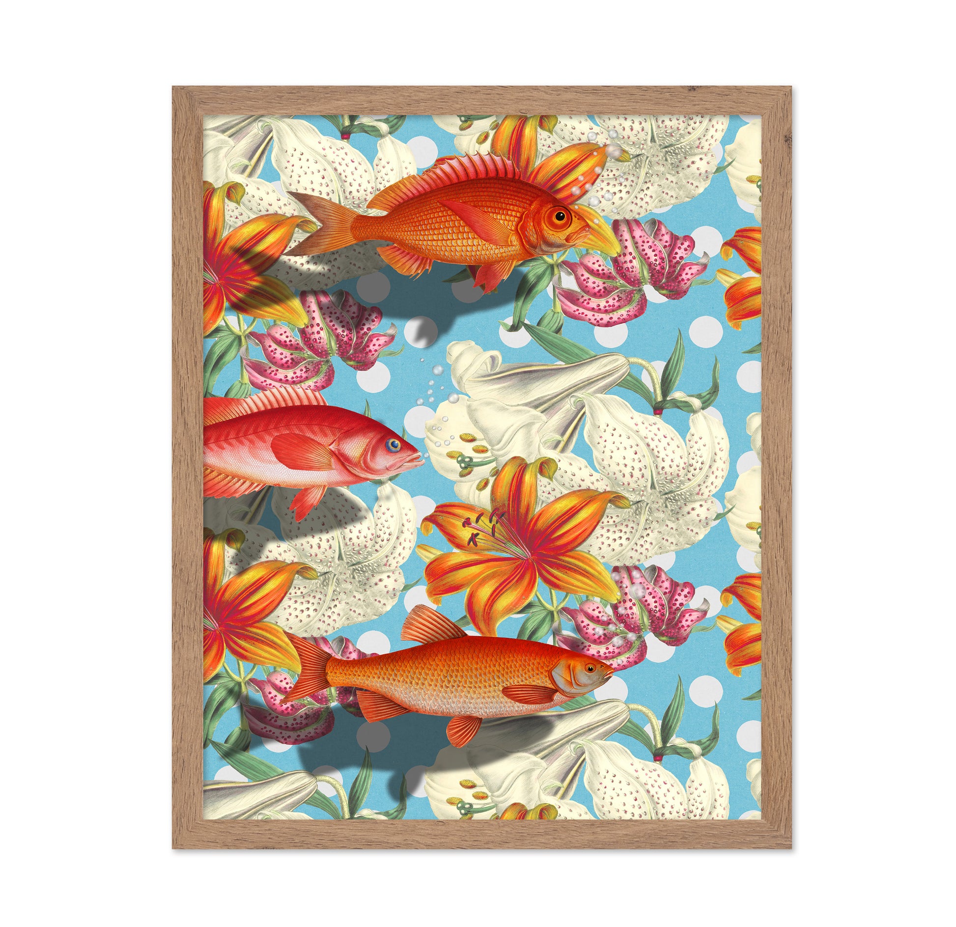 Floral Fish Pattern
