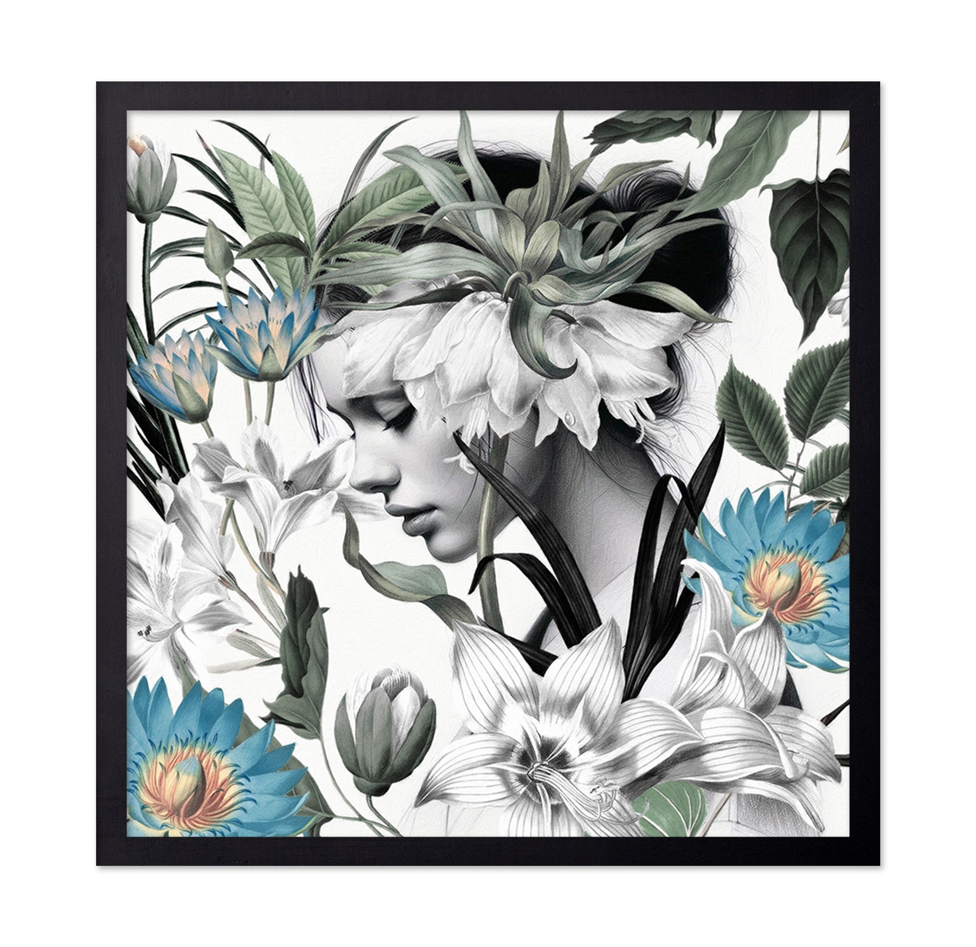Botanical Woman Profile
