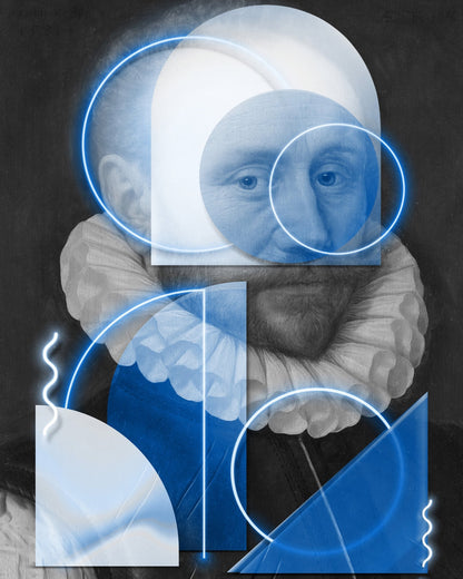 Geometric Portrait Layers