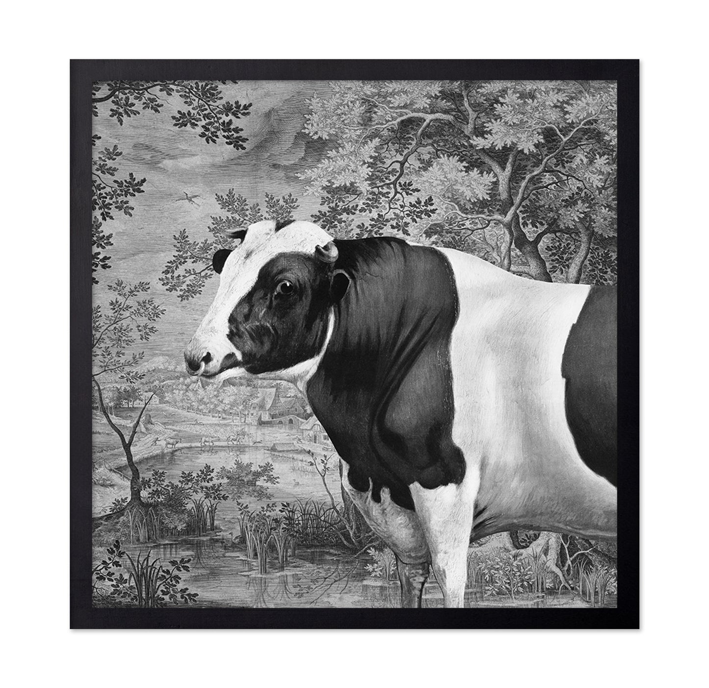 Pastoral Cow Portrait