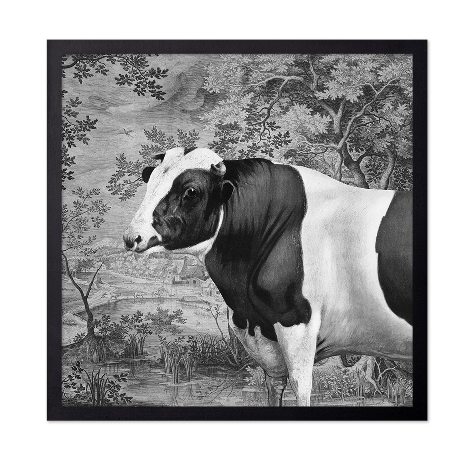 Pastoral Cow Portrait