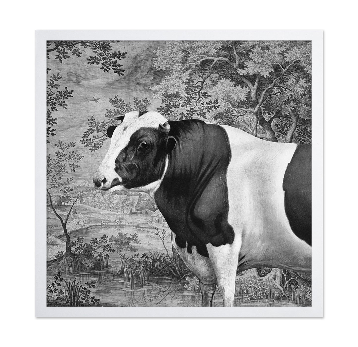 Pastoral Cow Portrait