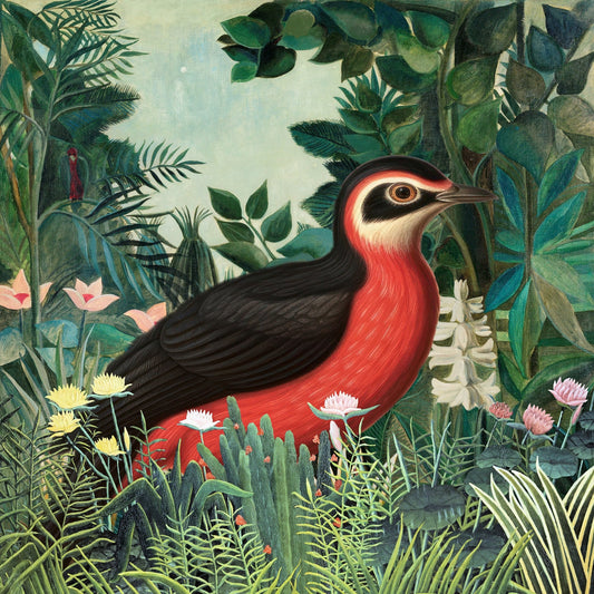 Tropical Red Bird