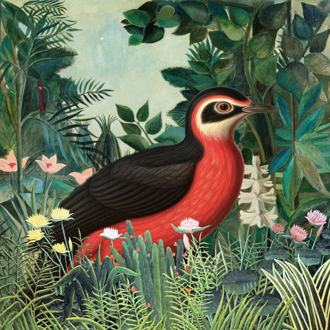 Tropical Red Bird