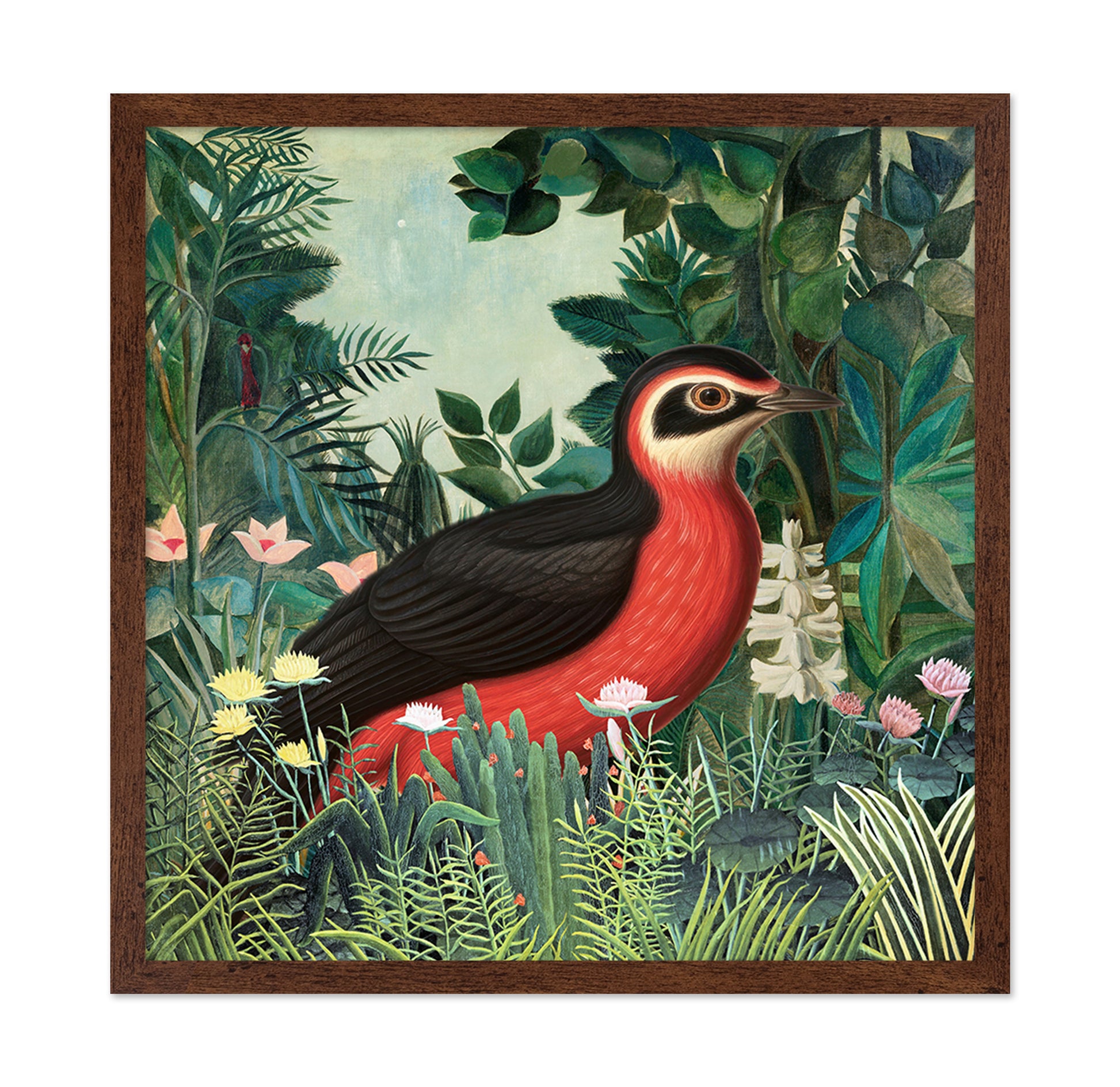 Tropical Red Bird