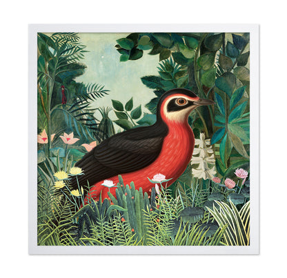 Tropical Red Bird