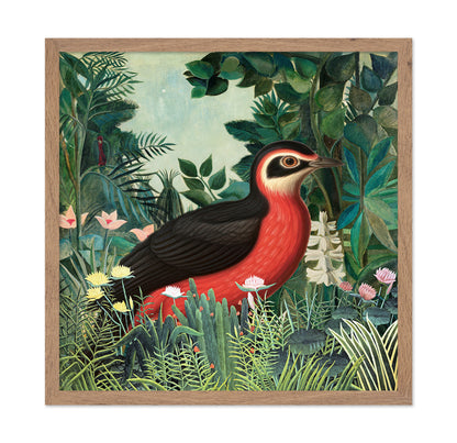 Tropical Red Bird