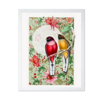 Songbirds In Garden