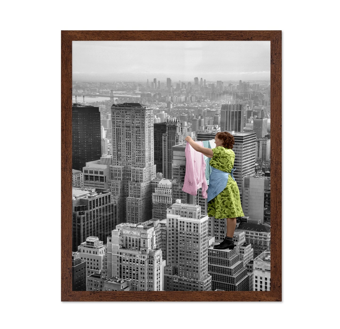 City Laundry Scene