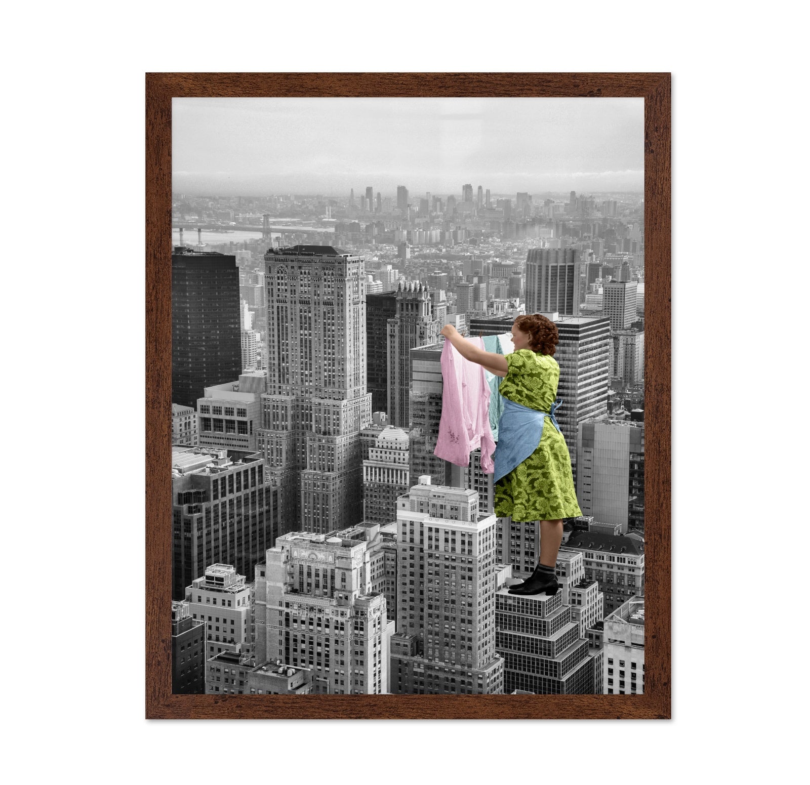 City Laundry Scene