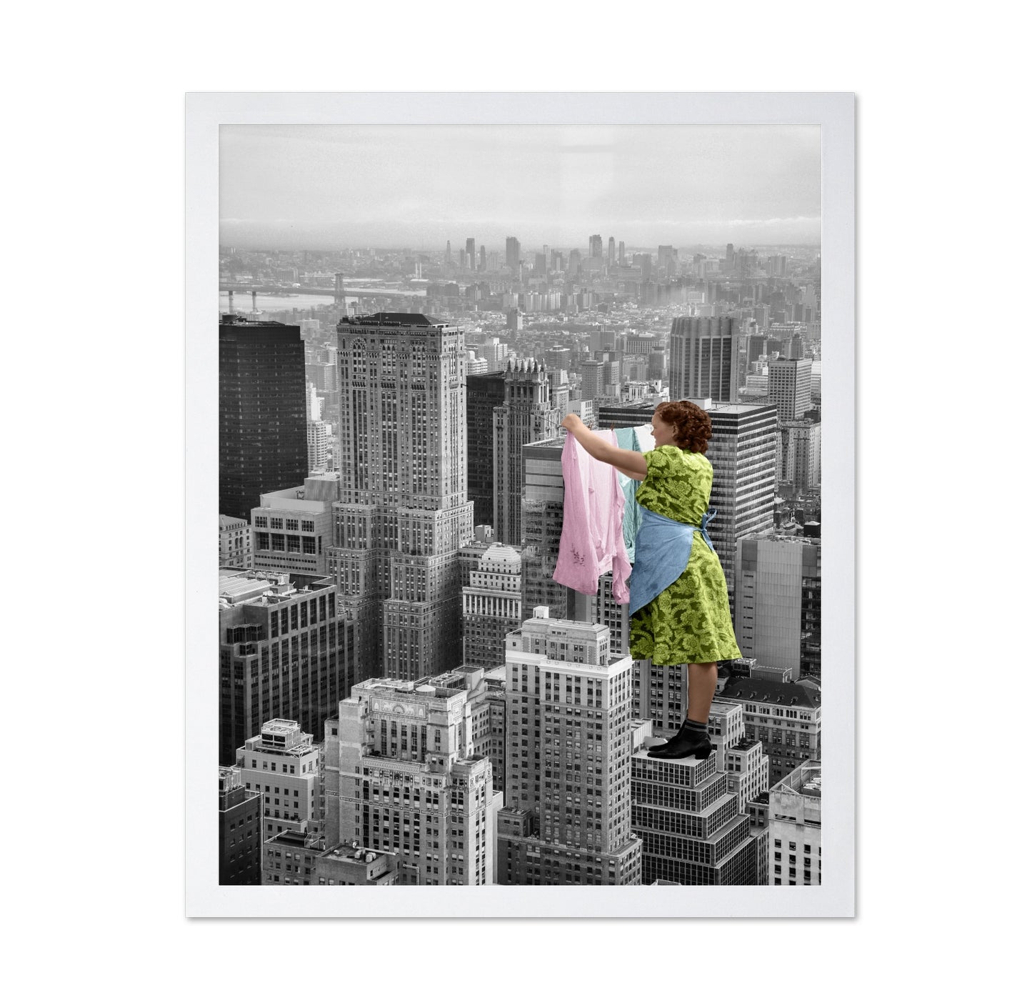 City Laundry Scene