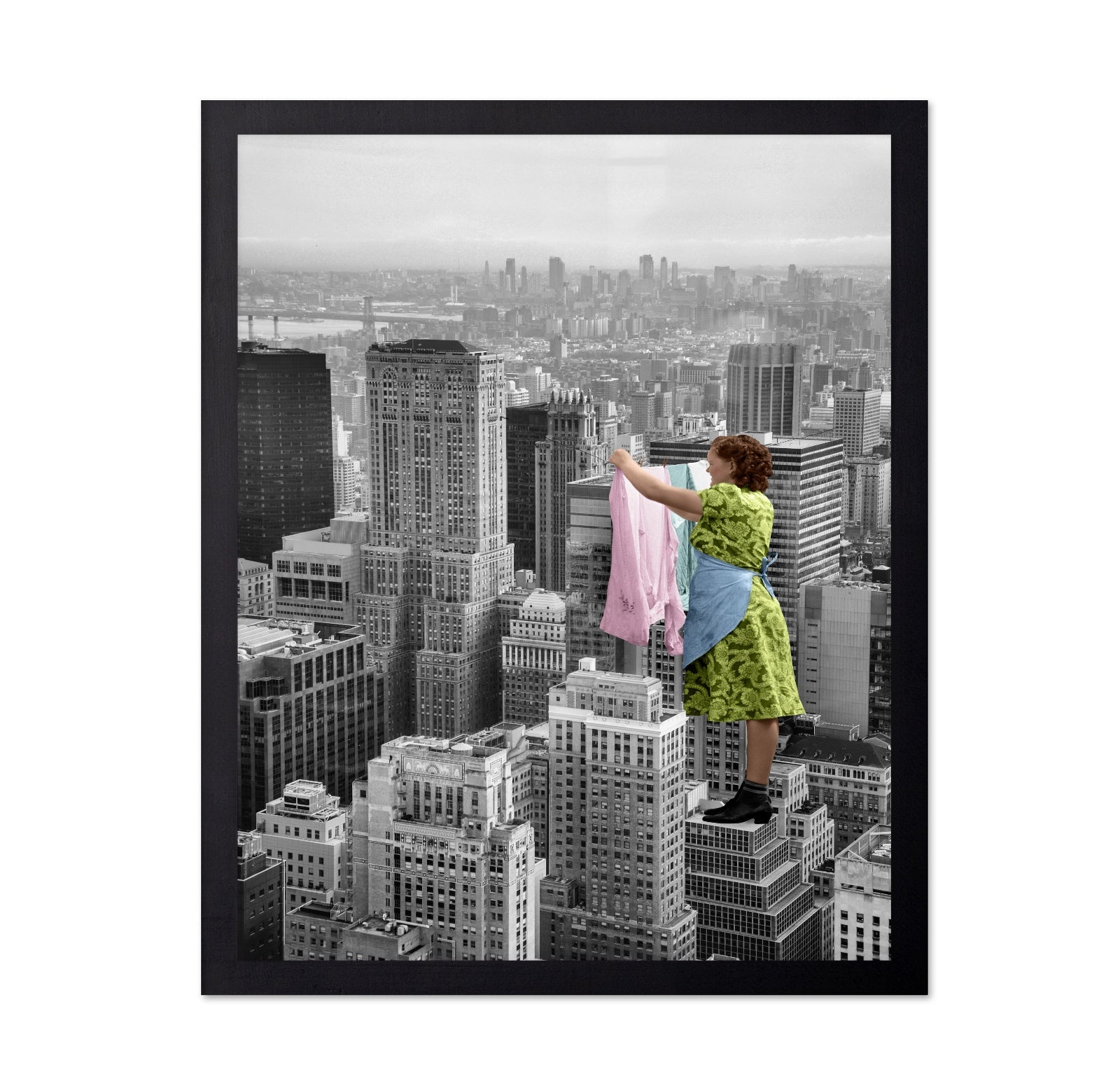 City Laundry Scene