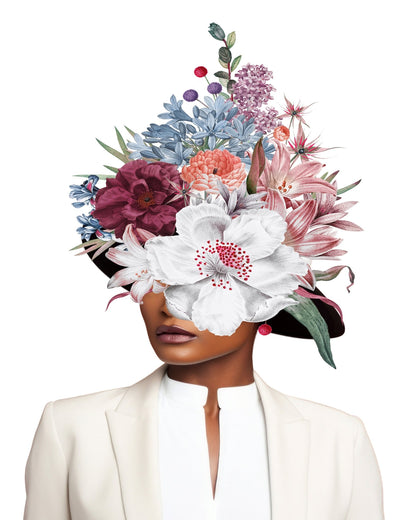 Floral Hat Portrait