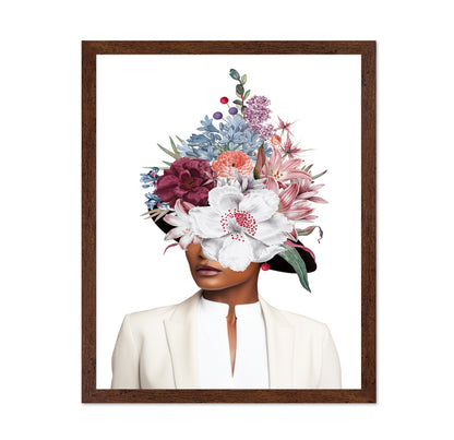Floral Hat Portrait
