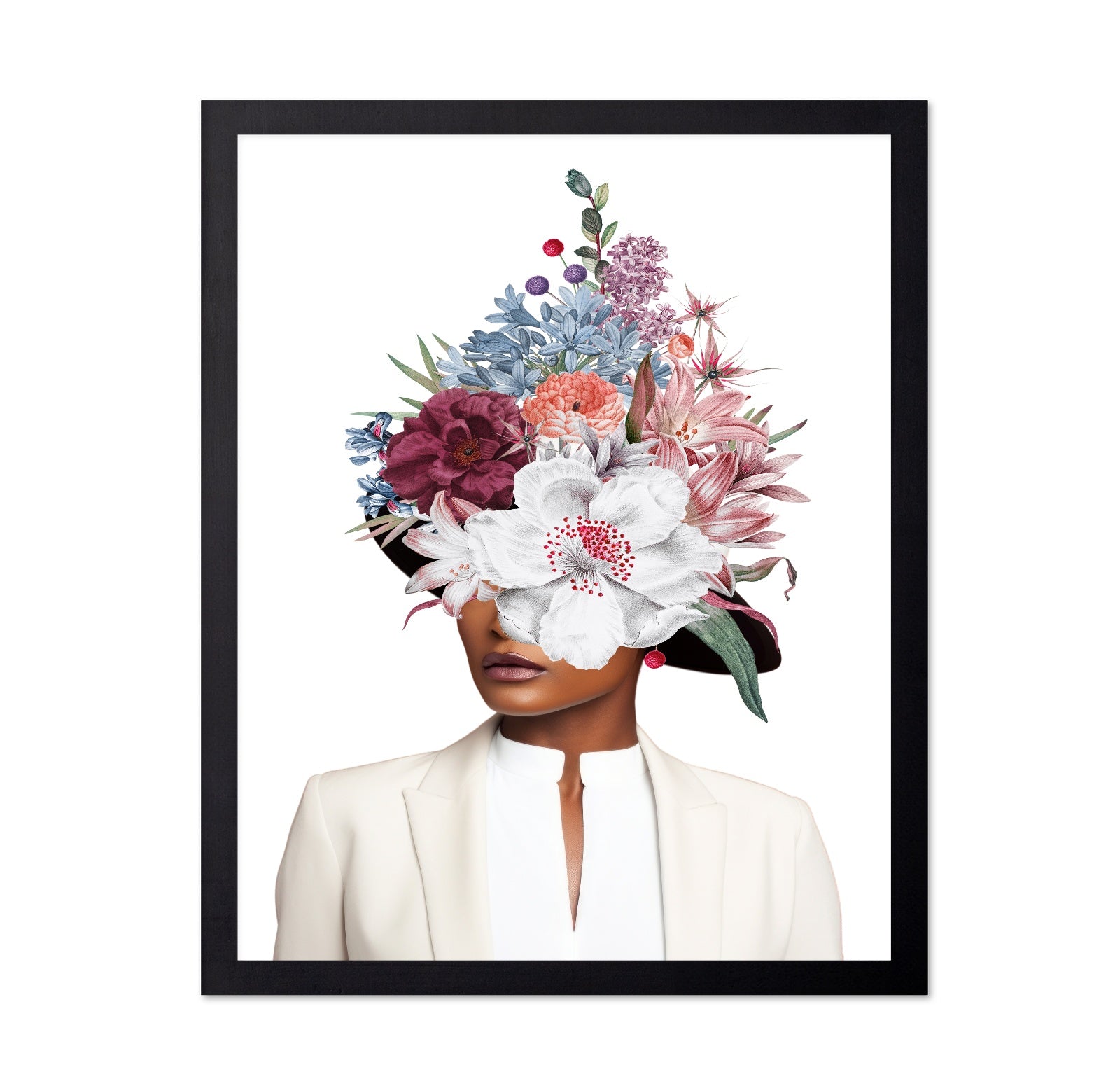 Floral Hat Portrait