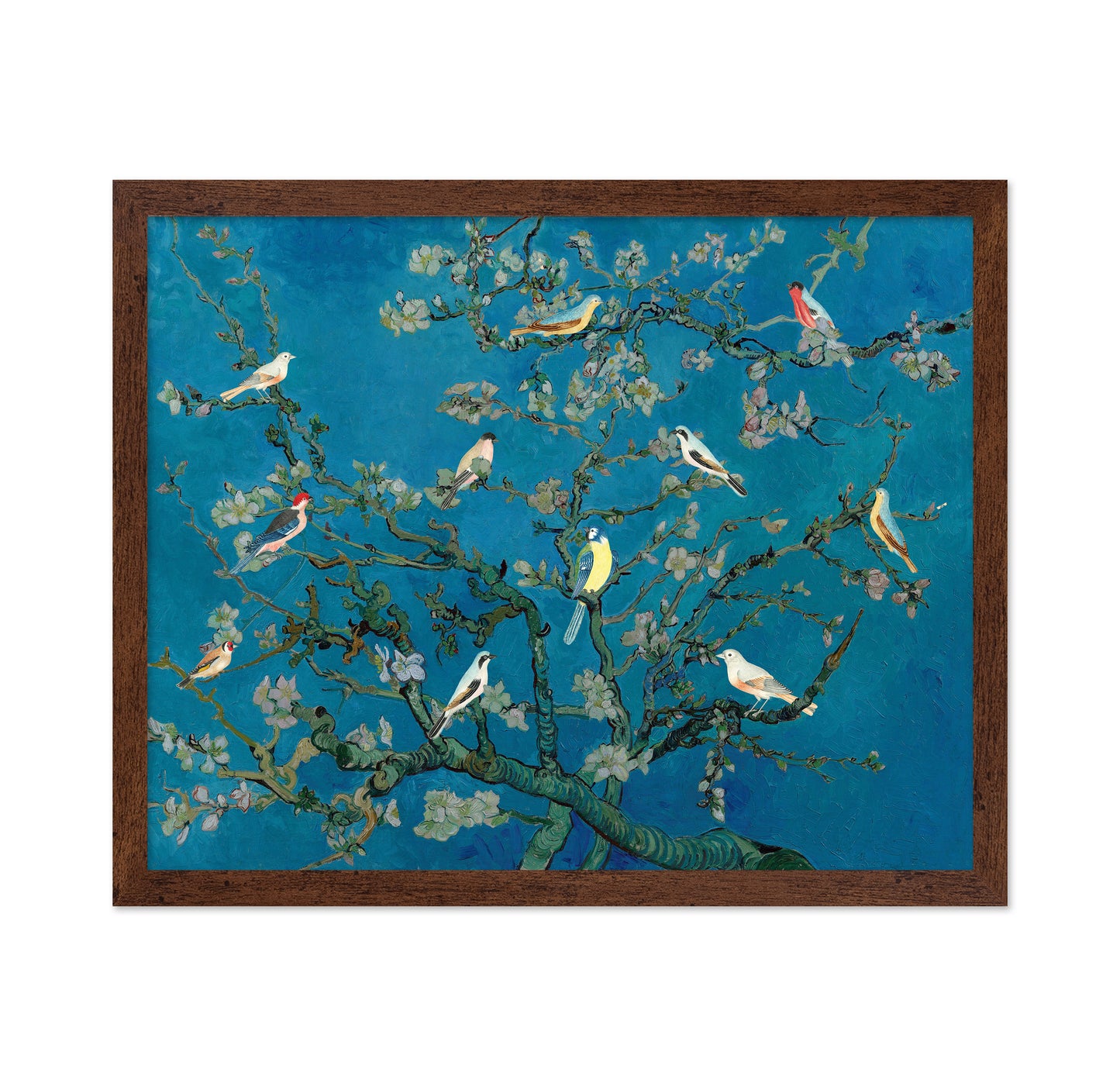 Almond Blossom Birds