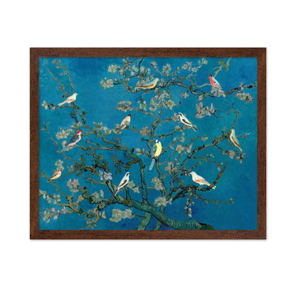 Almond Blossom Birds