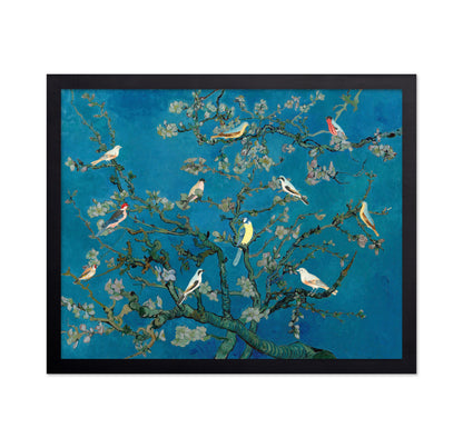 Almond Blossom Birds