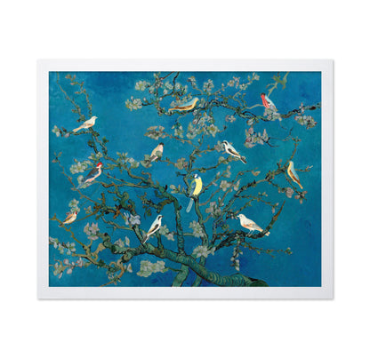 Almond Blossom Birds