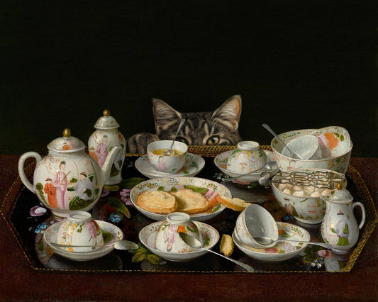 Curious Tea Cat