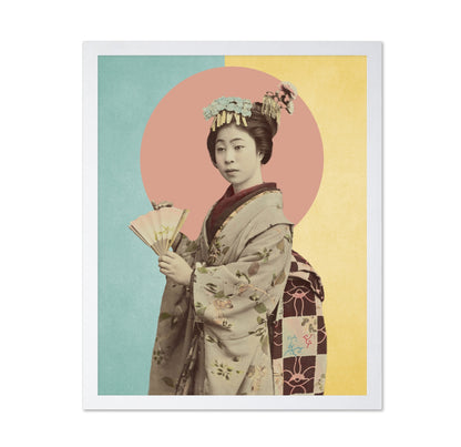 Elegant Woman With Fan