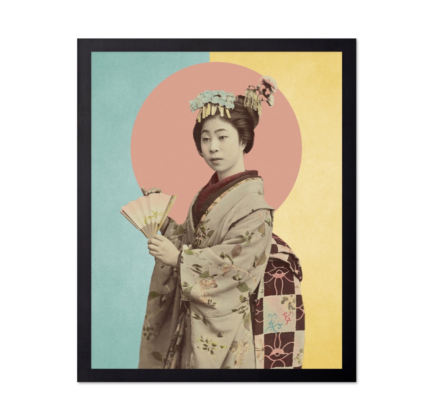 Elegant Woman With Fan