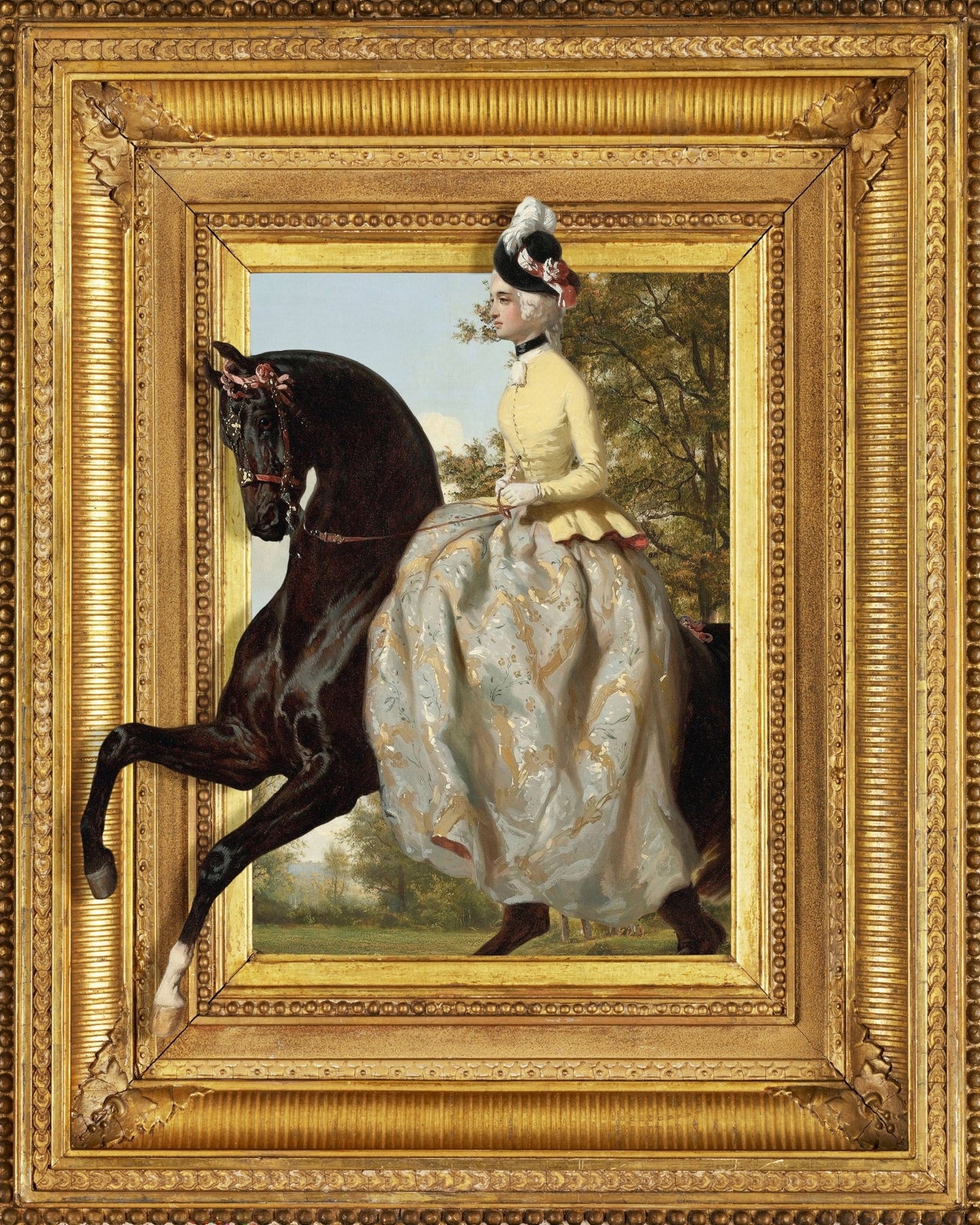 Lady On Horse