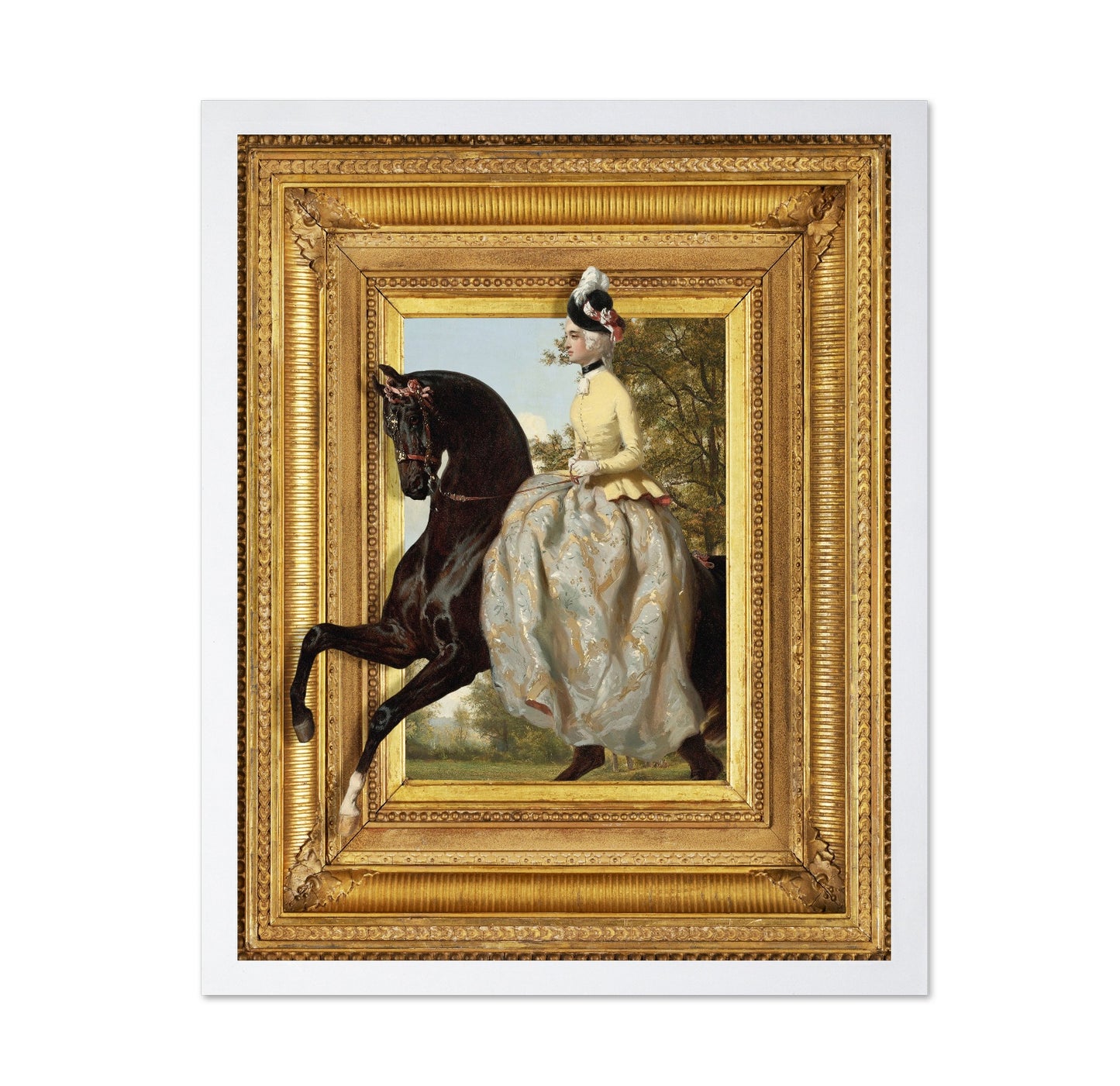Lady On Horse