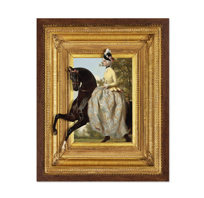 Lady On Horse