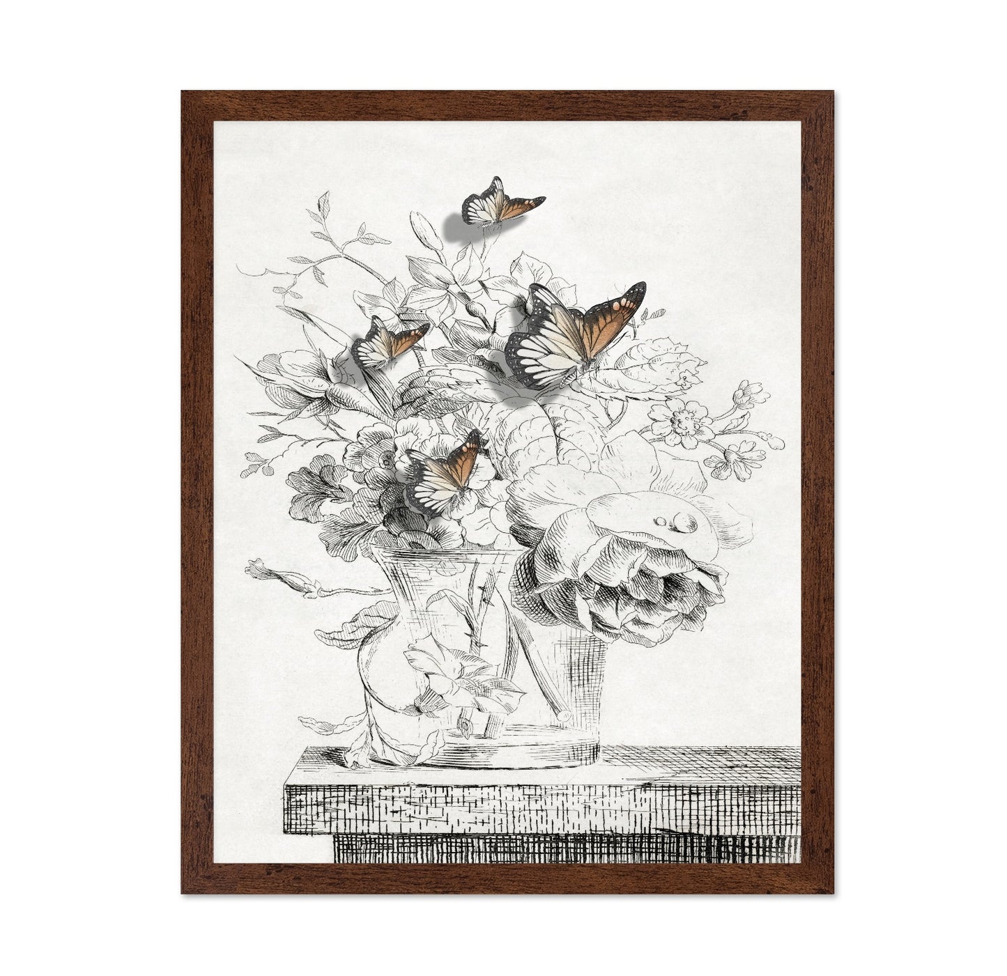 Butterfly Vase Sketch