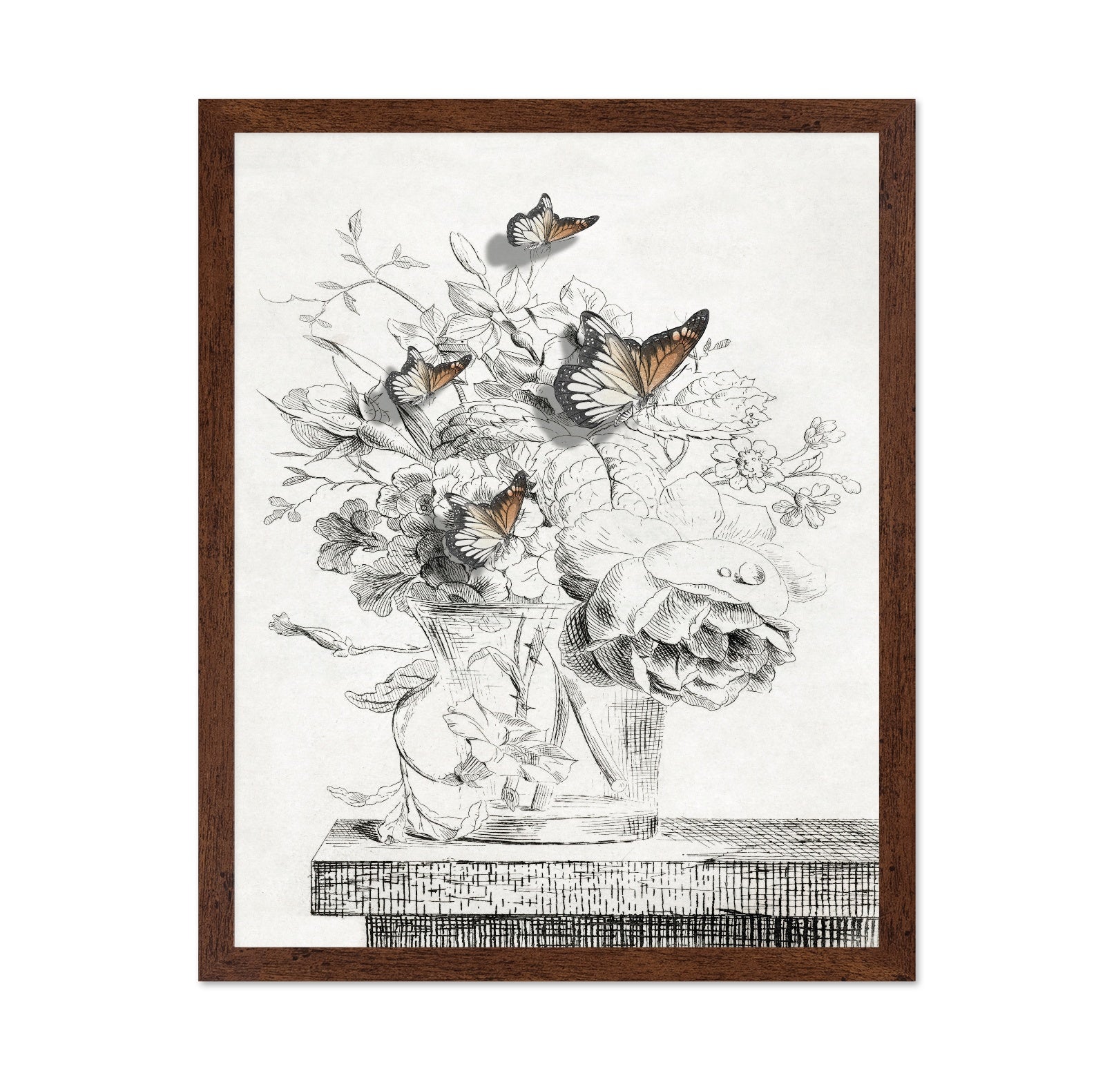 Butterfly Vase Sketch