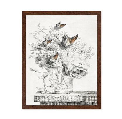 Butterfly Vase Sketch