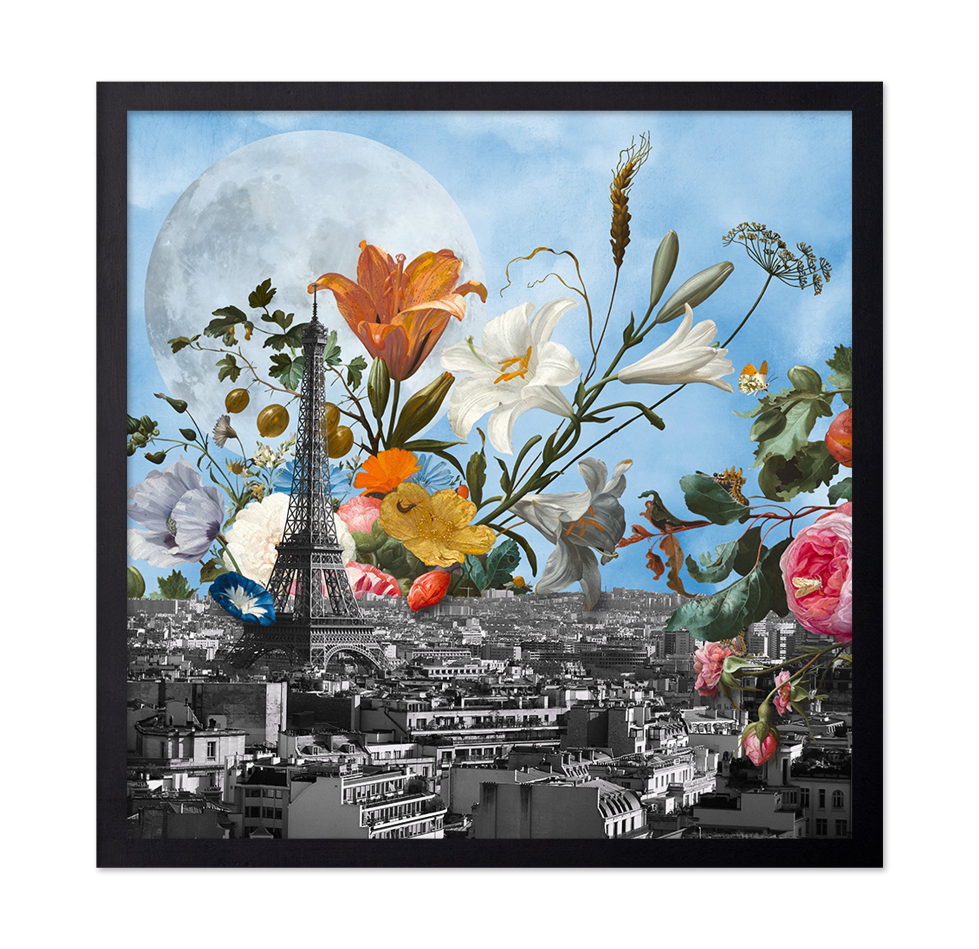 Paris Bloom Skyline