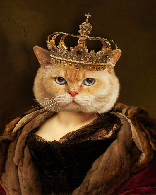 Regal Cat Portrait