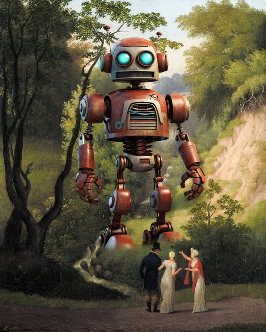 Robot In Nature