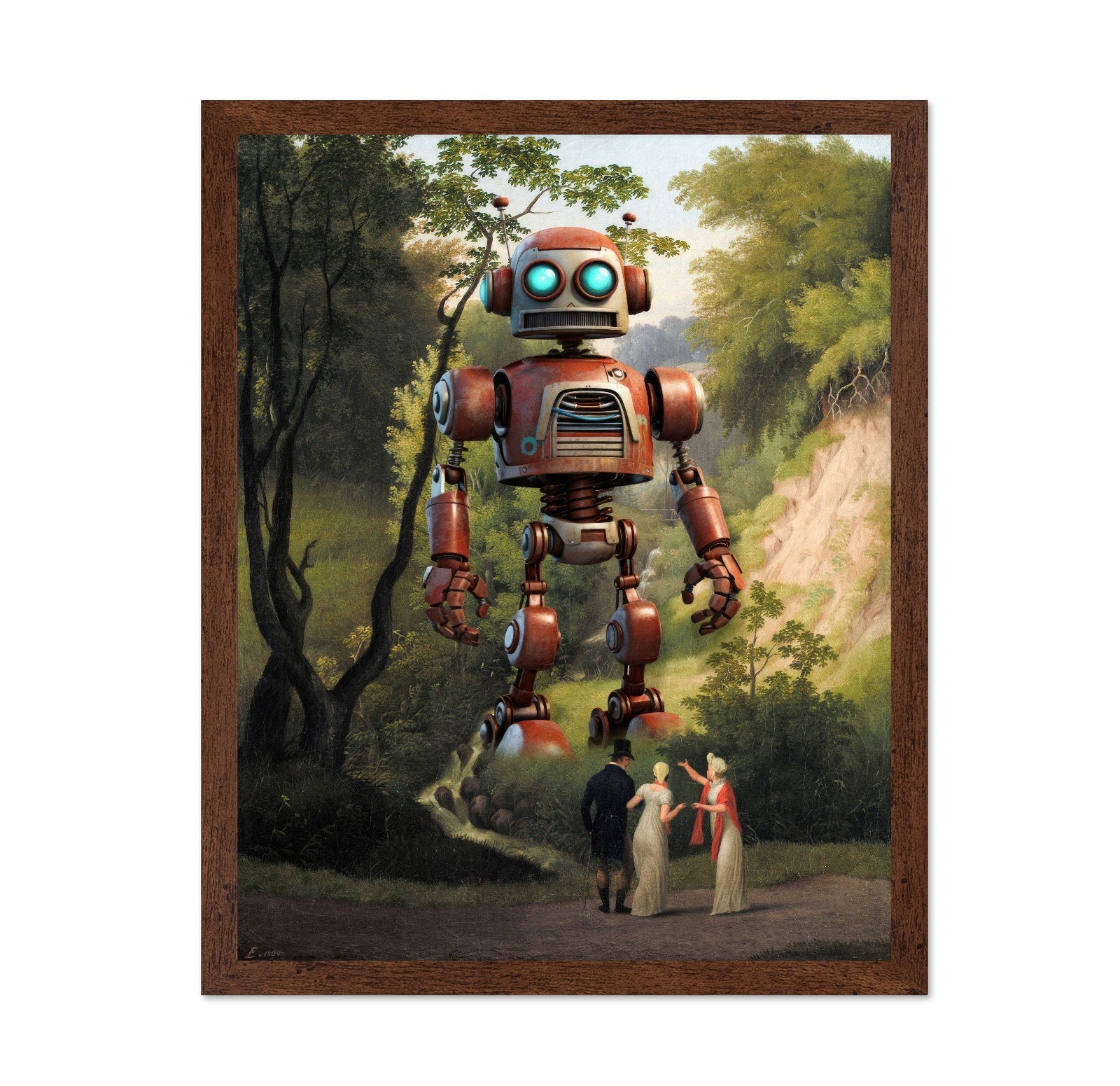 Robot In Nature
