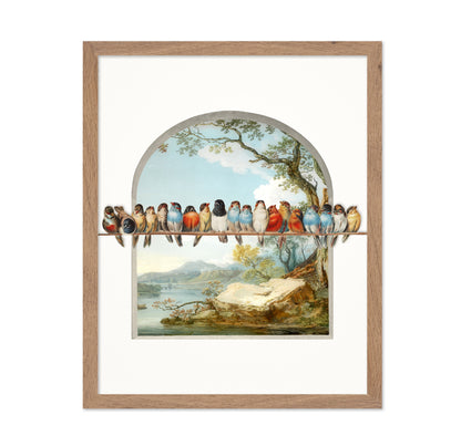 Birds On A Scenic View