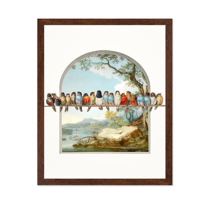 Birds On A Scenic View