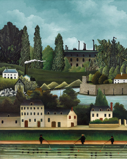 Riverside Industrial Scene