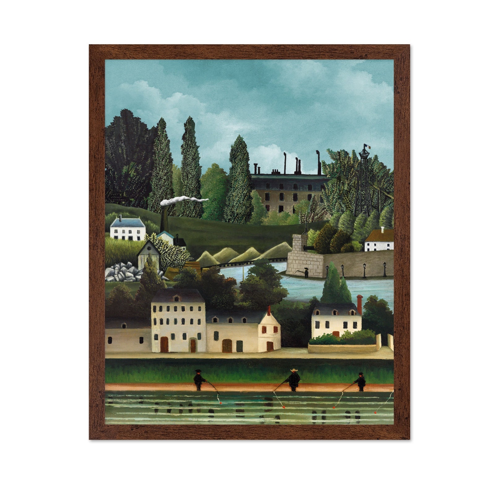 Riverside Industrial Scene