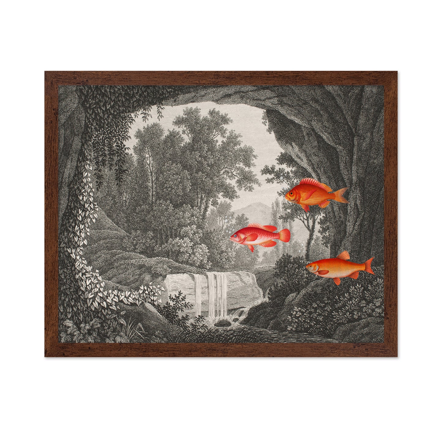 Fish In Forest Scene
