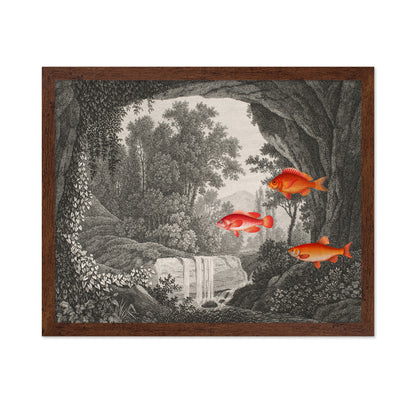 Fish In Forest Scene