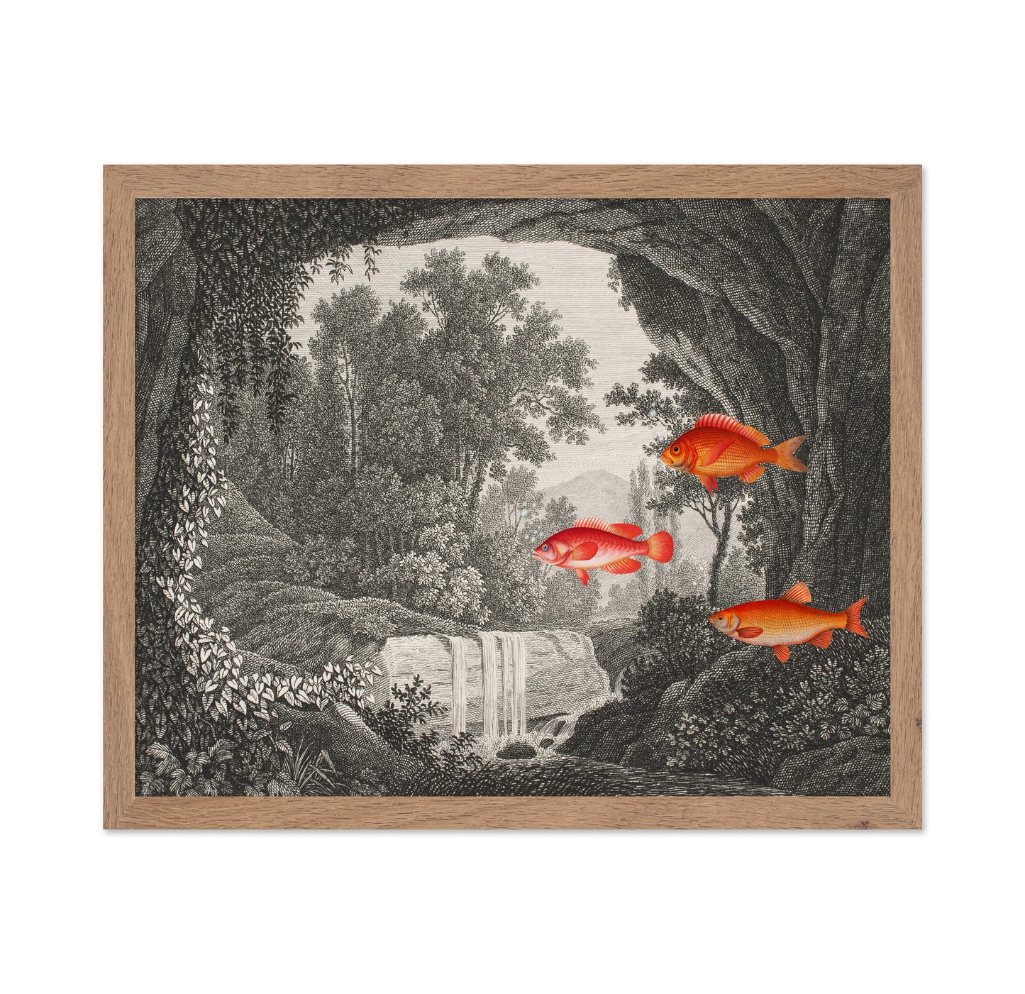 Fish In Forest Scene