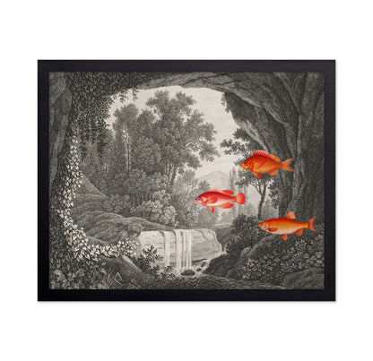 Fish In Forest Scene