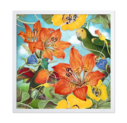 Vibrant Parrot Garden