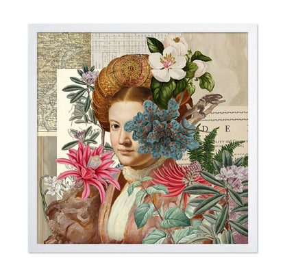 Vintage Botanical Portrait