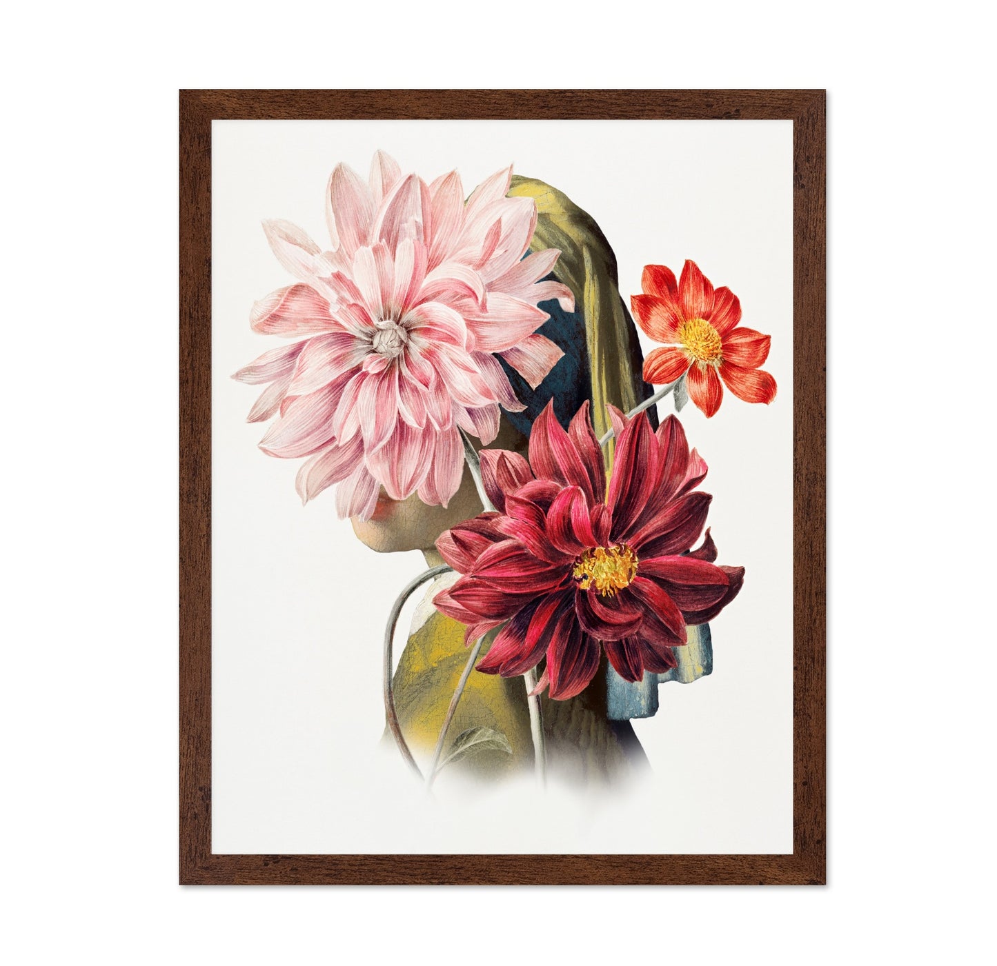Dahlia Portrait Silhouette