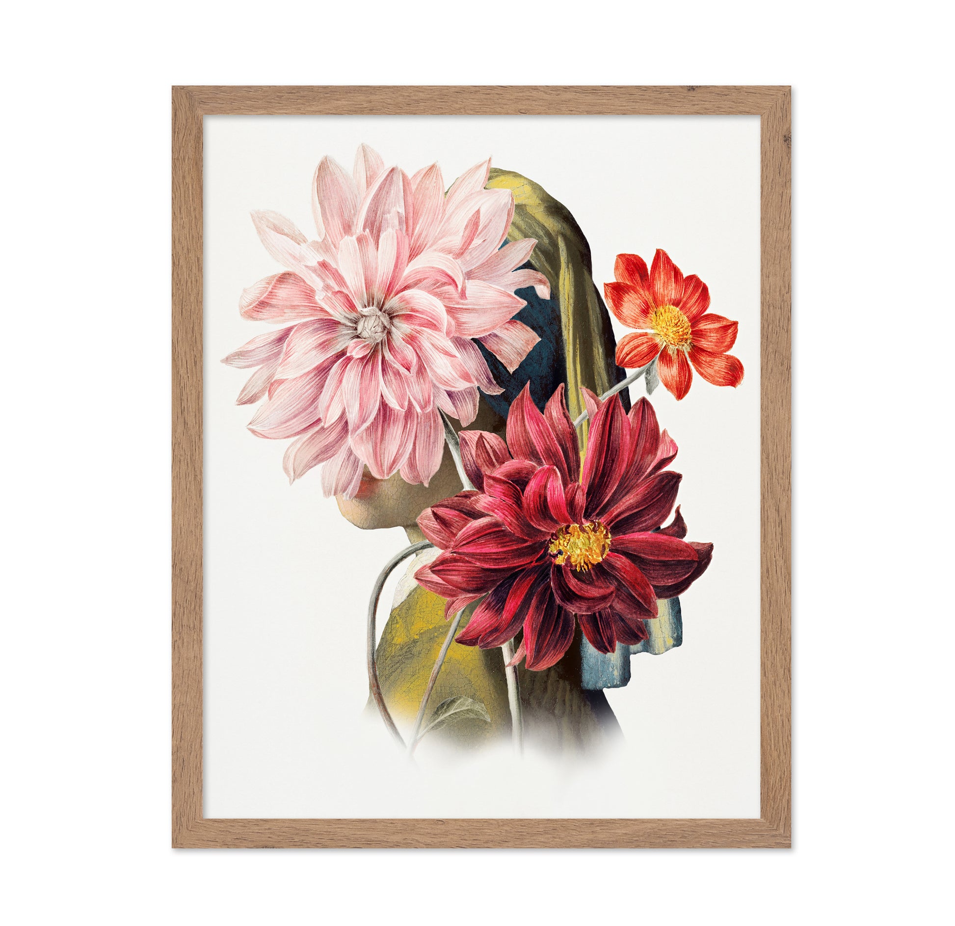 Dahlia Portrait Silhouette