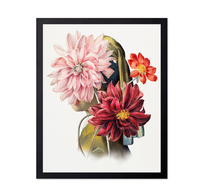 Dahlia Portrait Silhouette