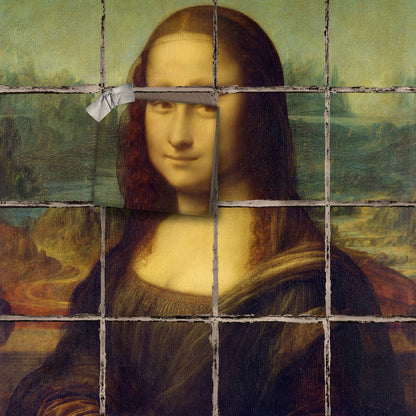 Mona Lisa Broken Grid